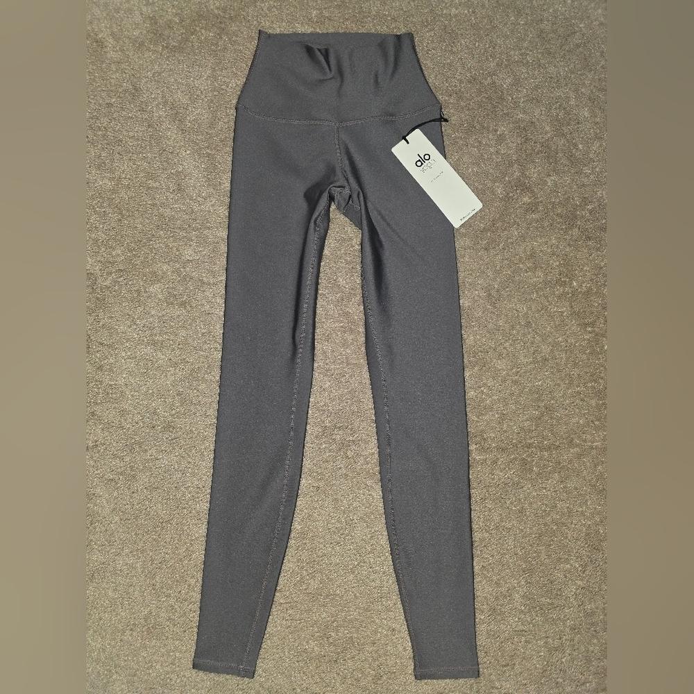 NWT Alo Yoga Full Length High Waist Airlift Leggings Purple Dusk XXS - Picture 2 of 3